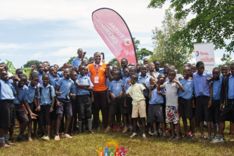 Nakisunga primary school in Mukono district during a school outreach program in October 2019.